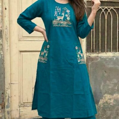 Blue Long co-ord set