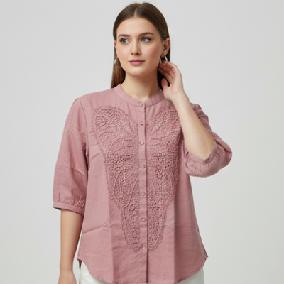 DeSorra Aura Lacework Shirt