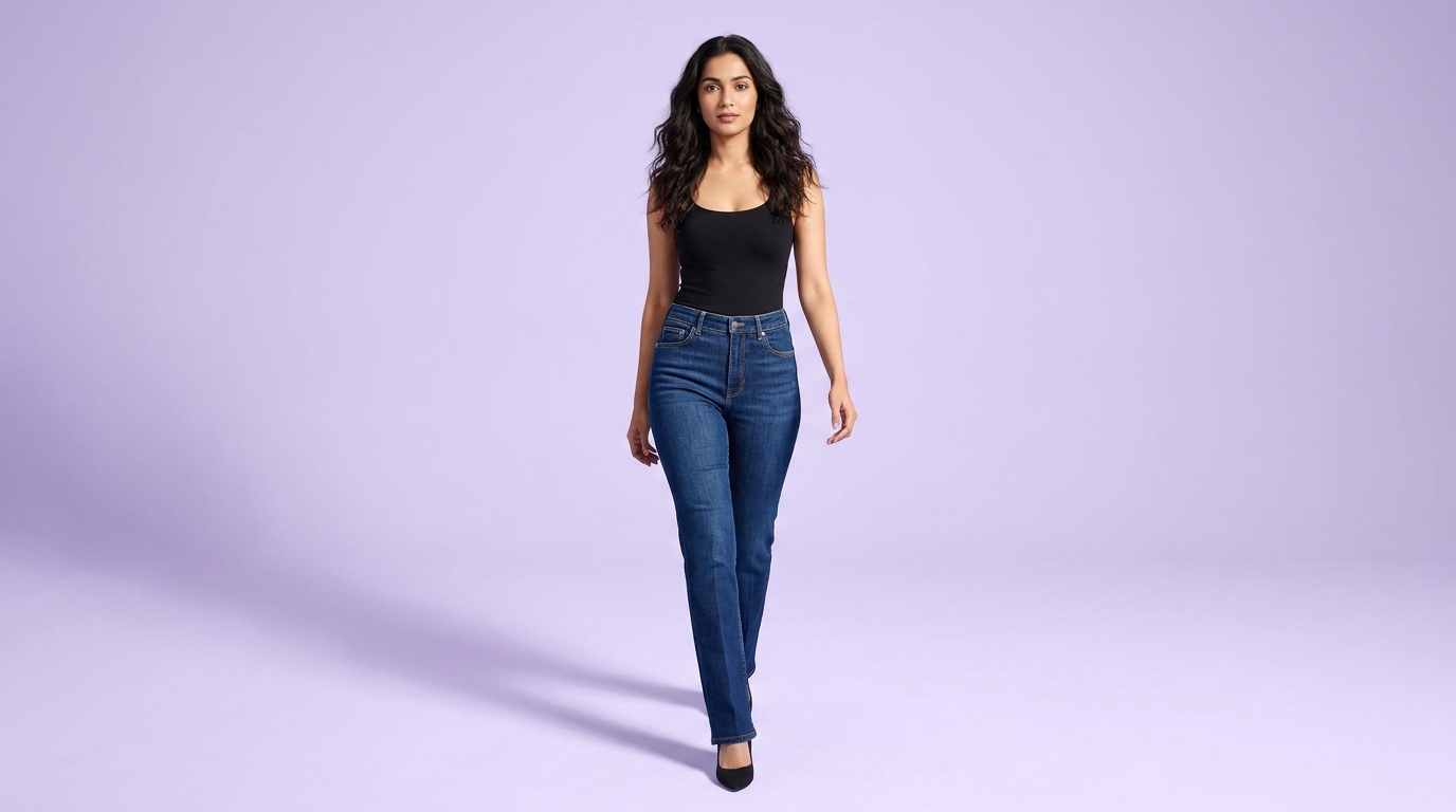 female model walking runway pose 202604301805