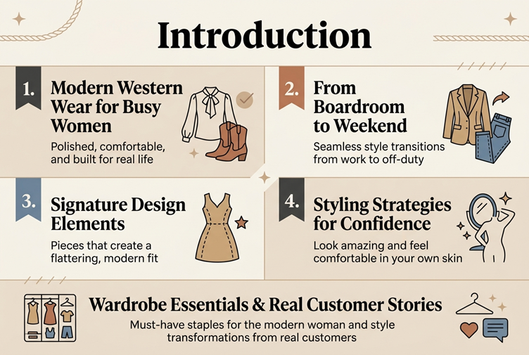 “DeSorra Fashion: Redefining Modern Western Wear for the Confident Woman” Image