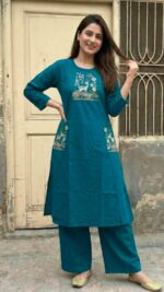 Blue Long co-ord set