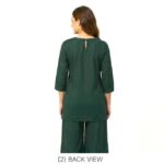 DeSorra Premium Green Designer Embroidery Co-Ord - Image 2