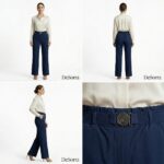DeSorra Premium Navy Blue Formal Trouser for Women – Elegant Office Wear - Image 5
