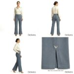 DeSorra Elegant Office Essential High-GSM Cotton Women’s Formal Pant - Image 5