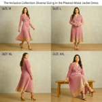 Signature Pink Midi Dress by DeSorra | Stretchable & Wrinkle-Free - Image 5